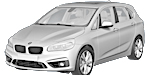 BMW F45 U206E Fault Code